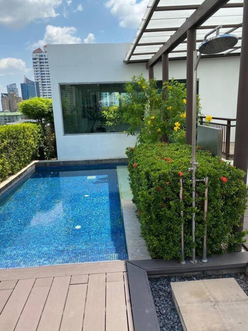 Delightful Condo In Central Location At Sukhumvit 49 Bangkok Exterior foto